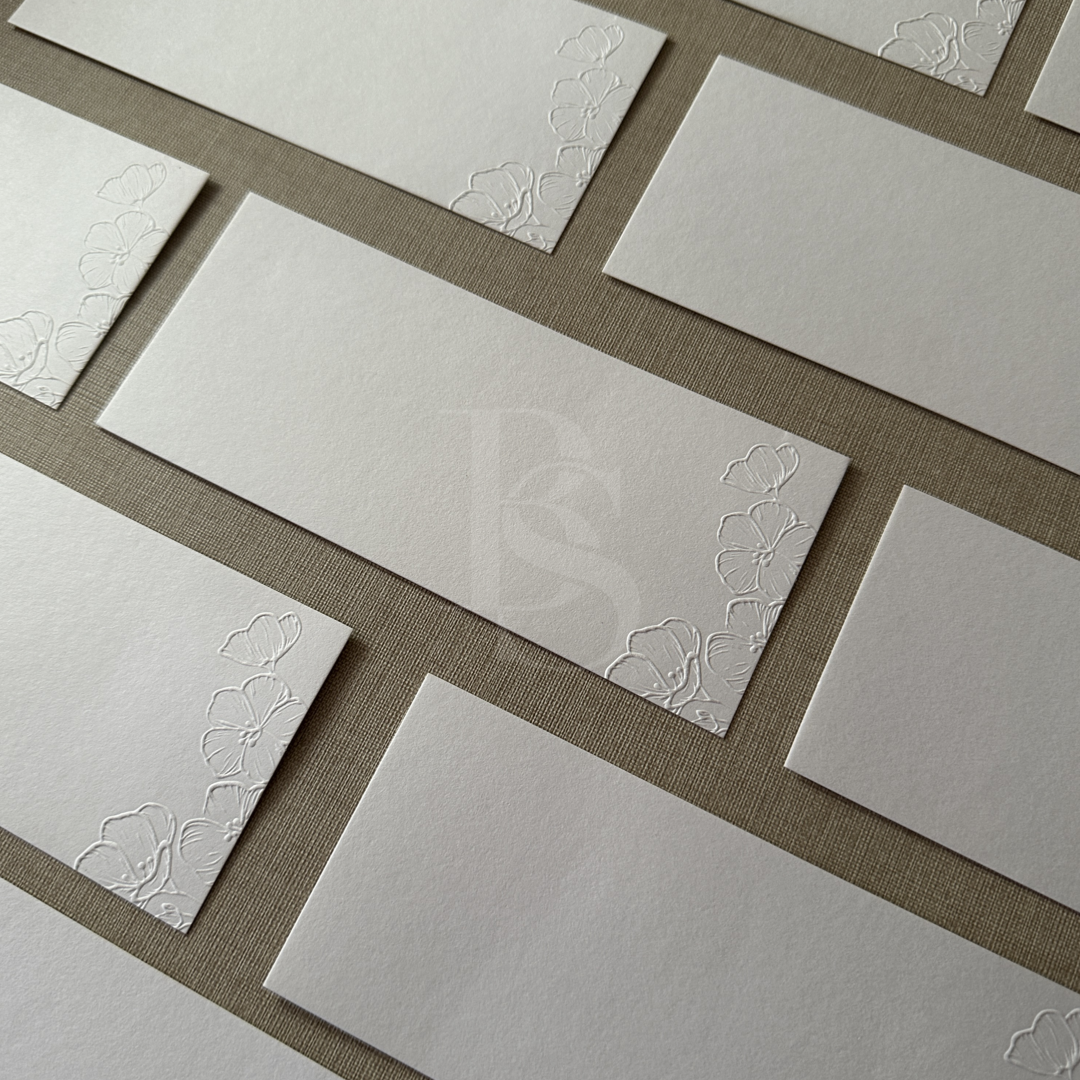 Blank Card - Emboss Ornament (10 pcs)