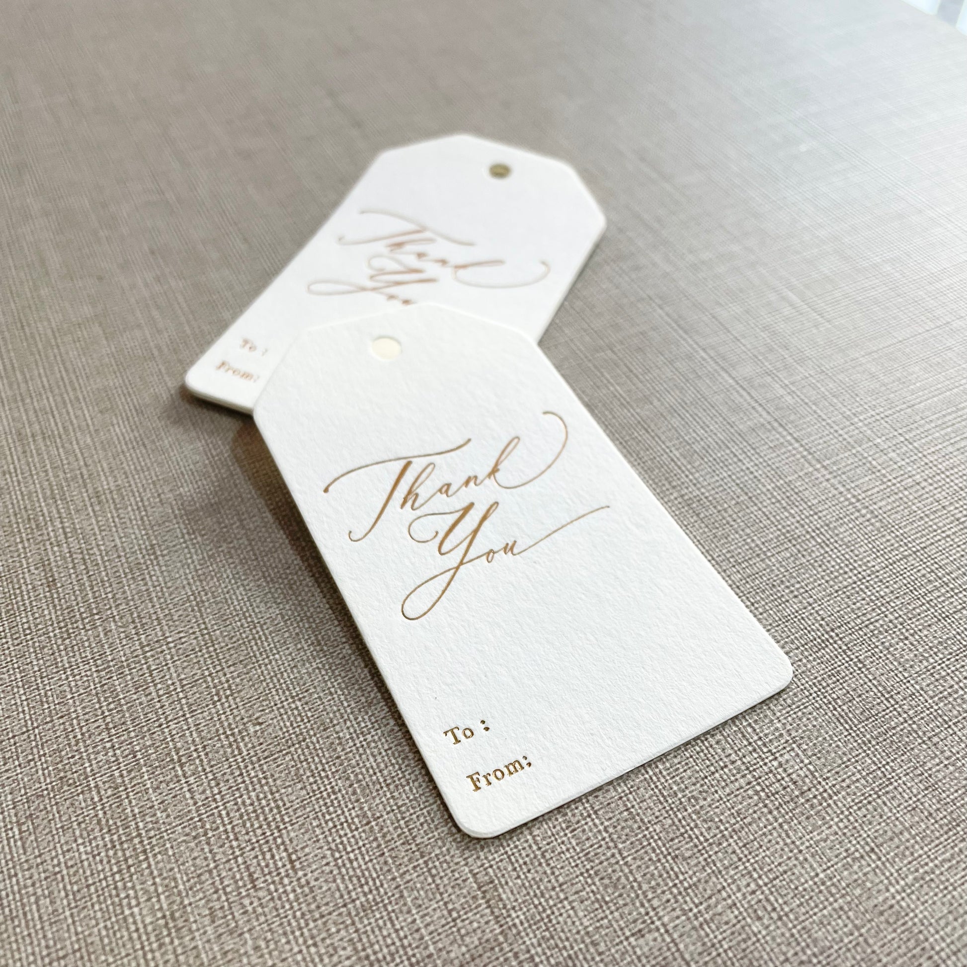 Hang Tag - Thank You Calligraphy (10 pcs)
