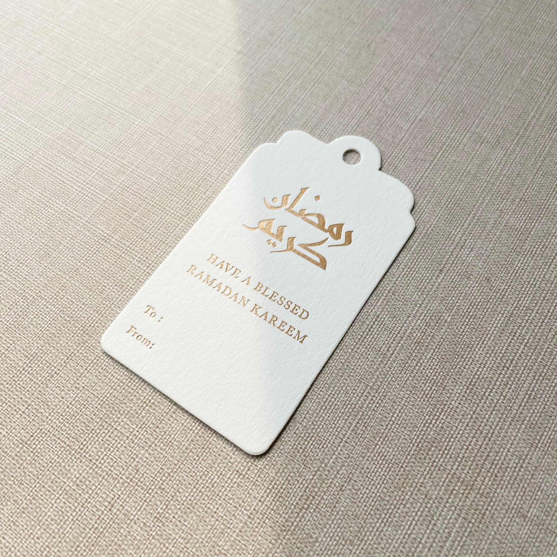 Hang Tag - Have A Blessed Ramadan Kareem (10 pcs)