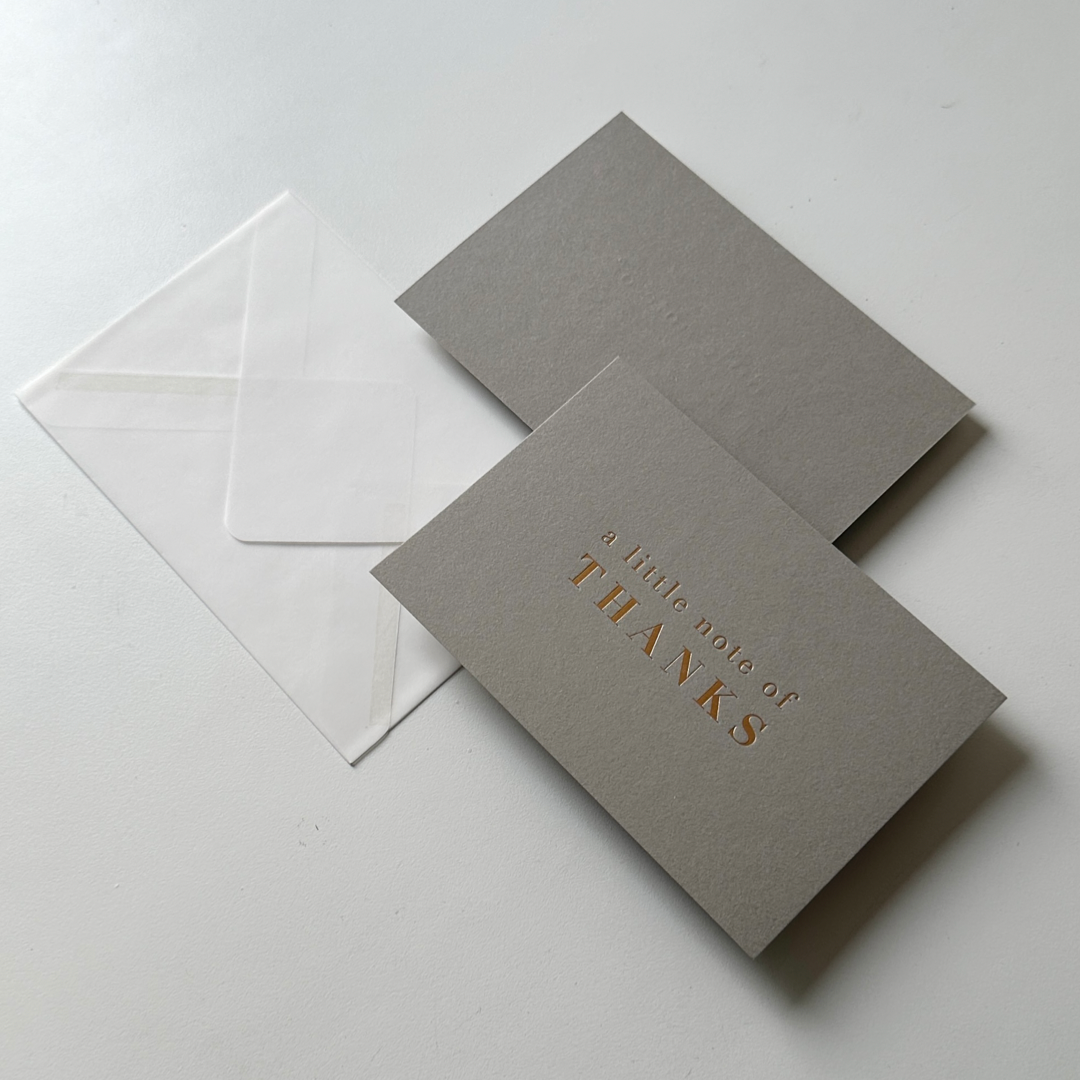 Greeting Card - A Little Note of Thanks