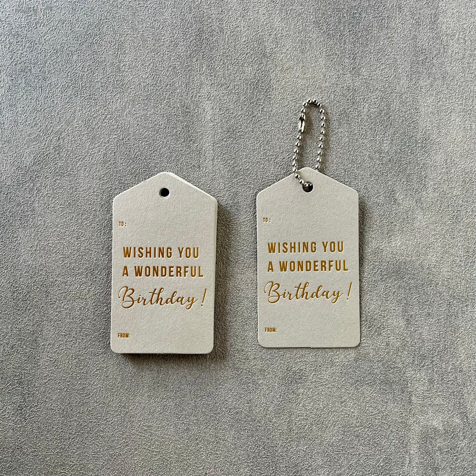 Hang Tag - Wishing You a Wonderful Birthday! (10 pcs)