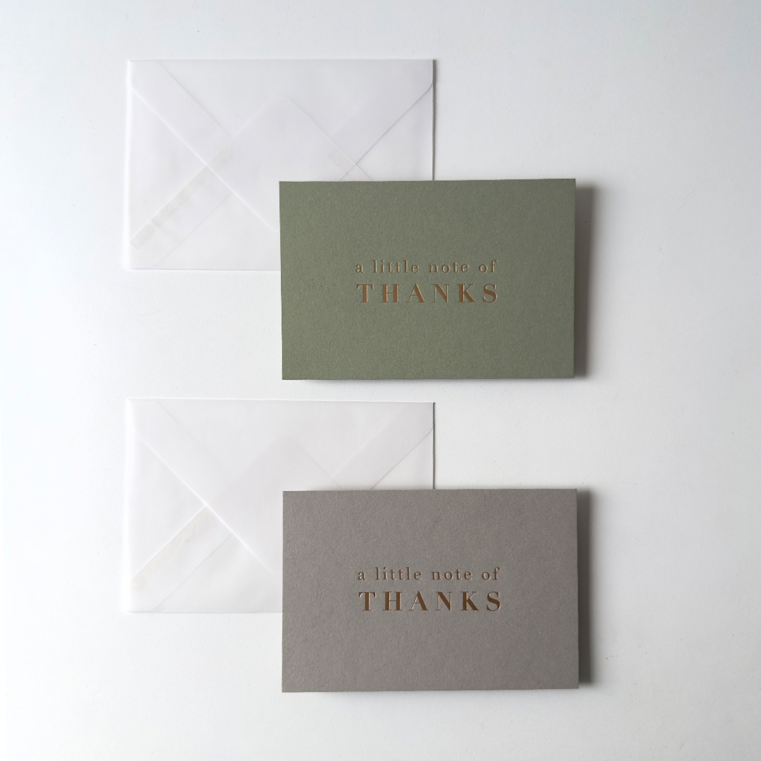 Greeting Card - A Little Note of Thanks