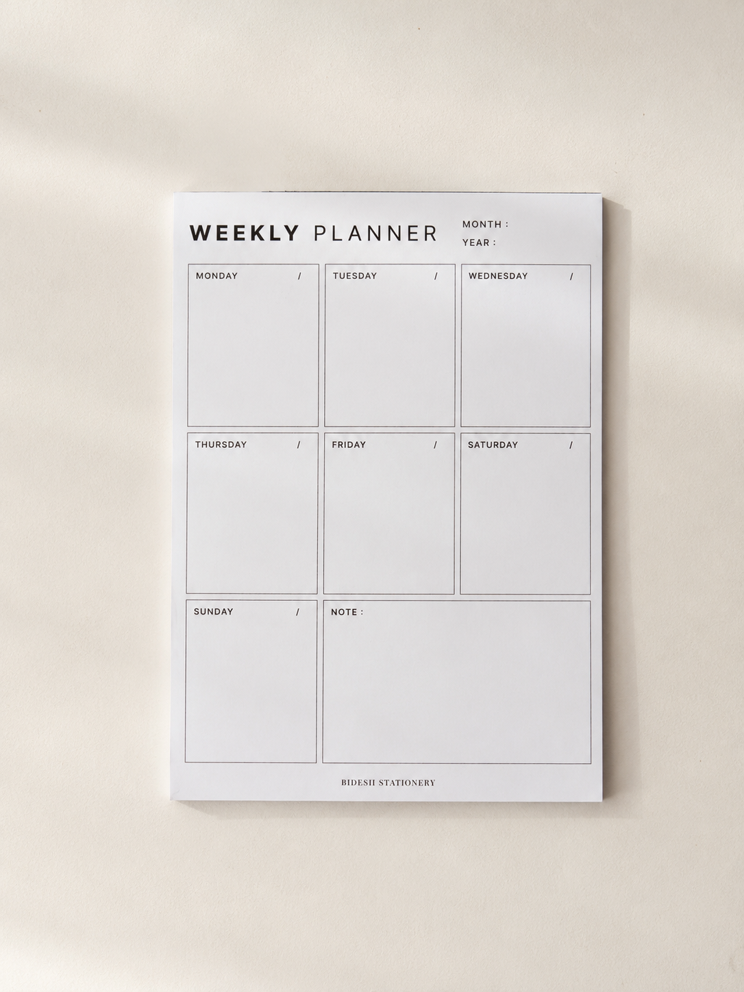 Notepad - Weekly Planner