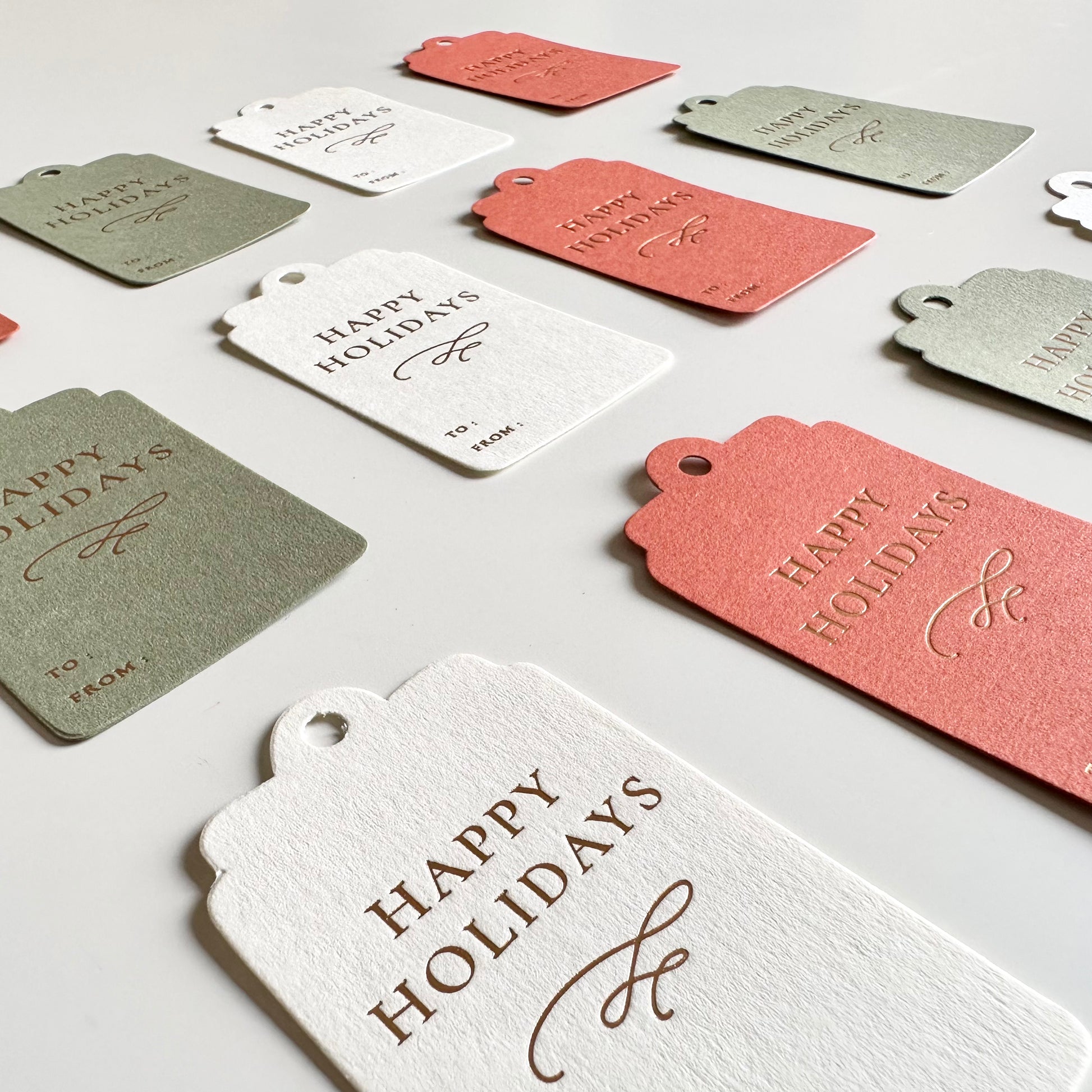 Hang Tag - Happy Holiday (10 pcs)