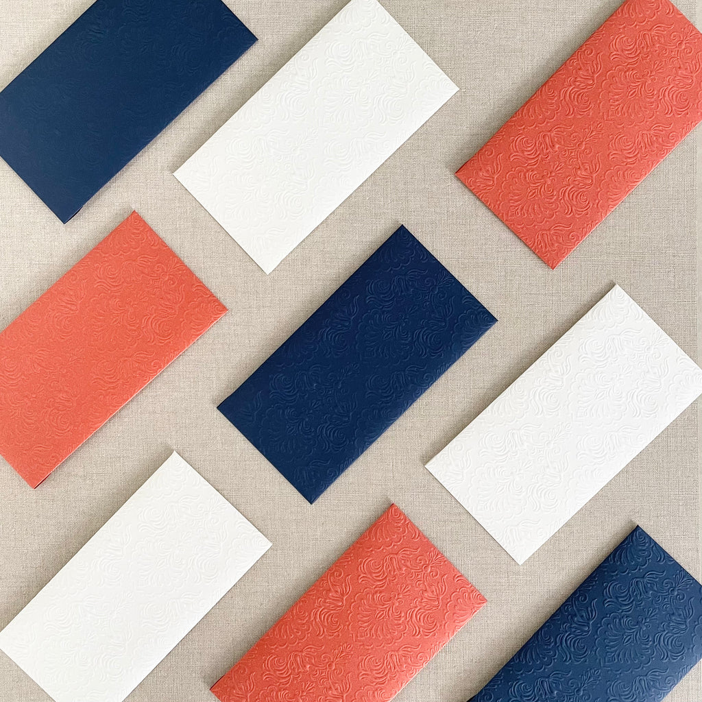 Money Envelope - Damask (10 pcs)