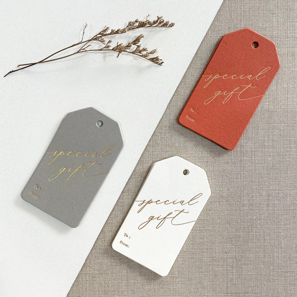 Hang Tag - Special Gift Calligraphy (10 pcs)