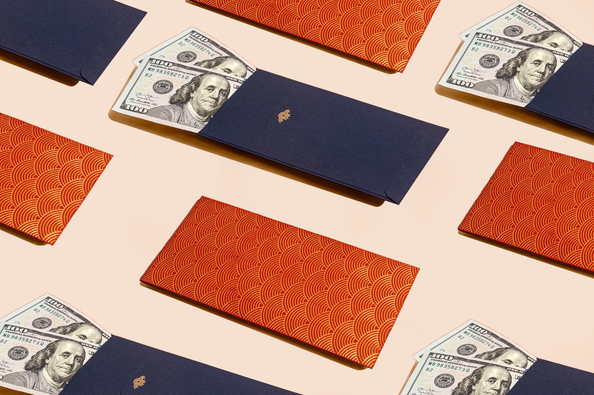 Money Envelope - Wave (10 pcs)