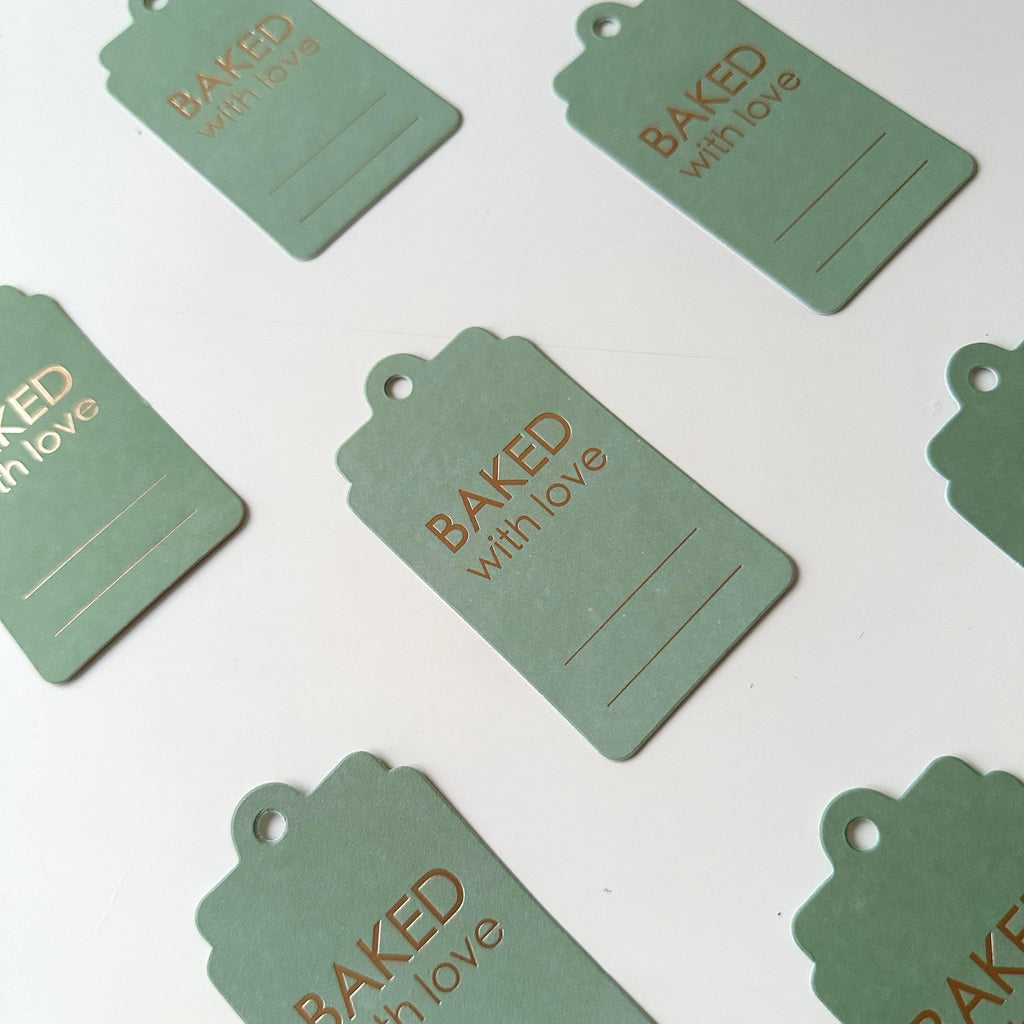 Hang Tag - Baked With Love (10 pcs)
