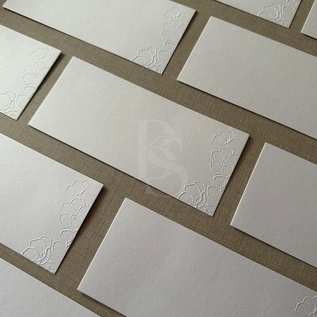 Blank Card - Emboss Ornament (10 pcs)