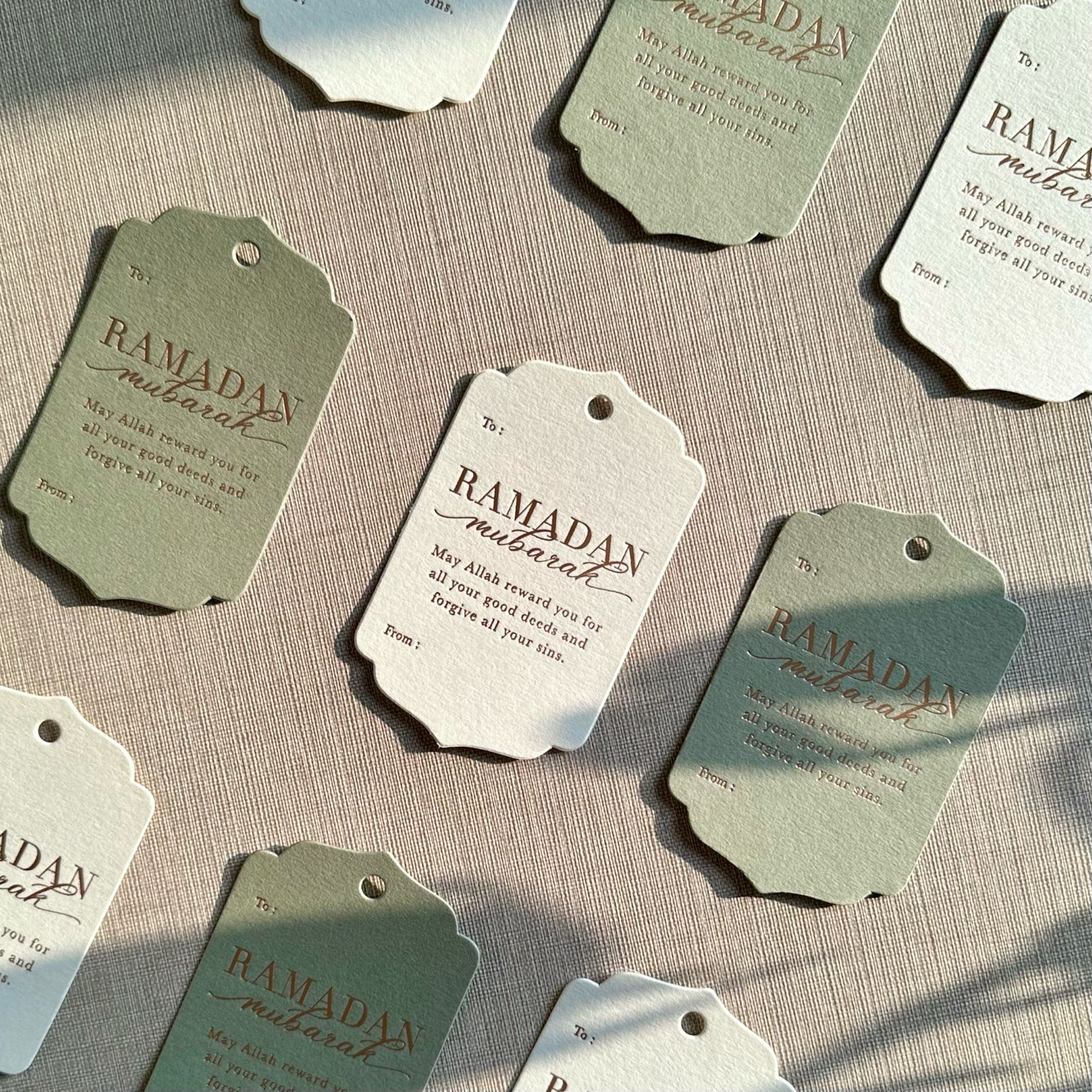 Hang Tag - Ramadan Mubarak (10 pcs)