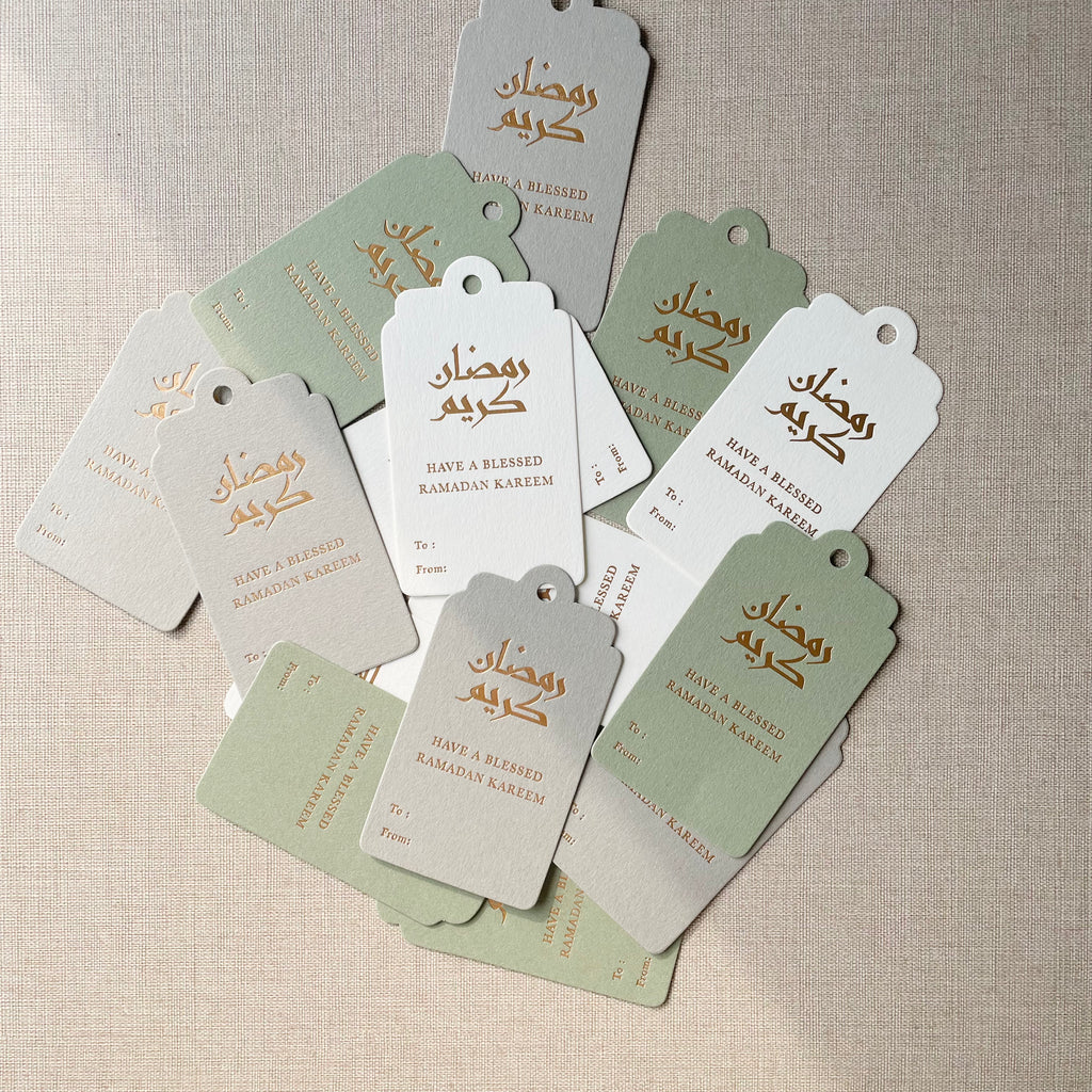 Hang Tag - Have A Blessed Ramadan Kareem (10 pcs)