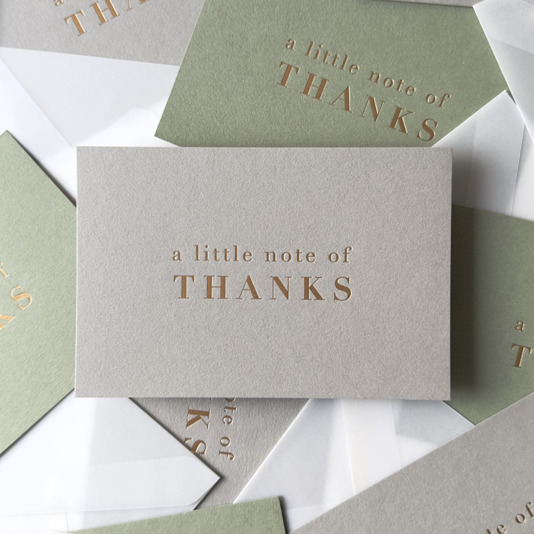 Greeting Card - A Little Note of Thanks