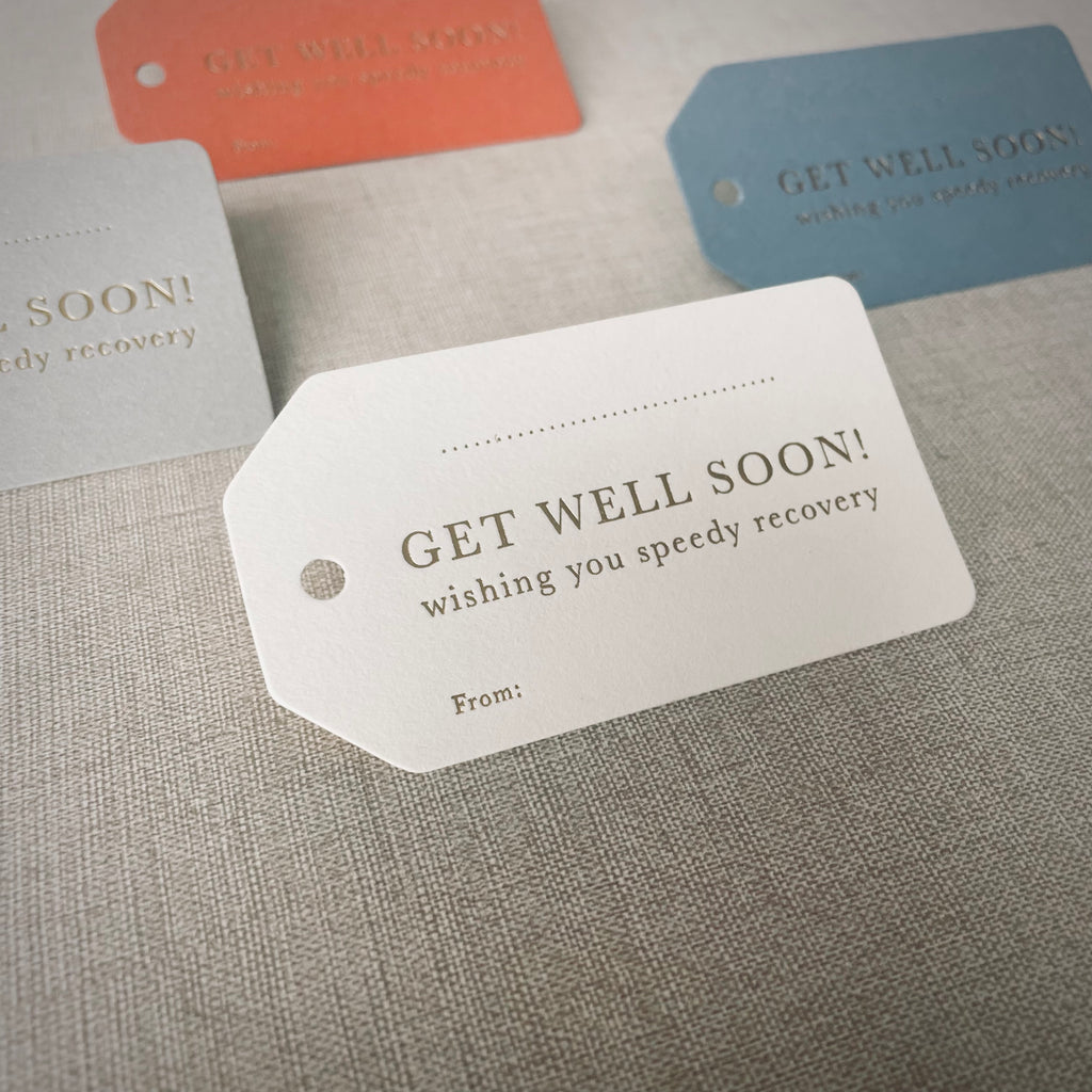 Hang Tag - Get Well Soon! Wishing You Speedy Recovery (10 pcs)
