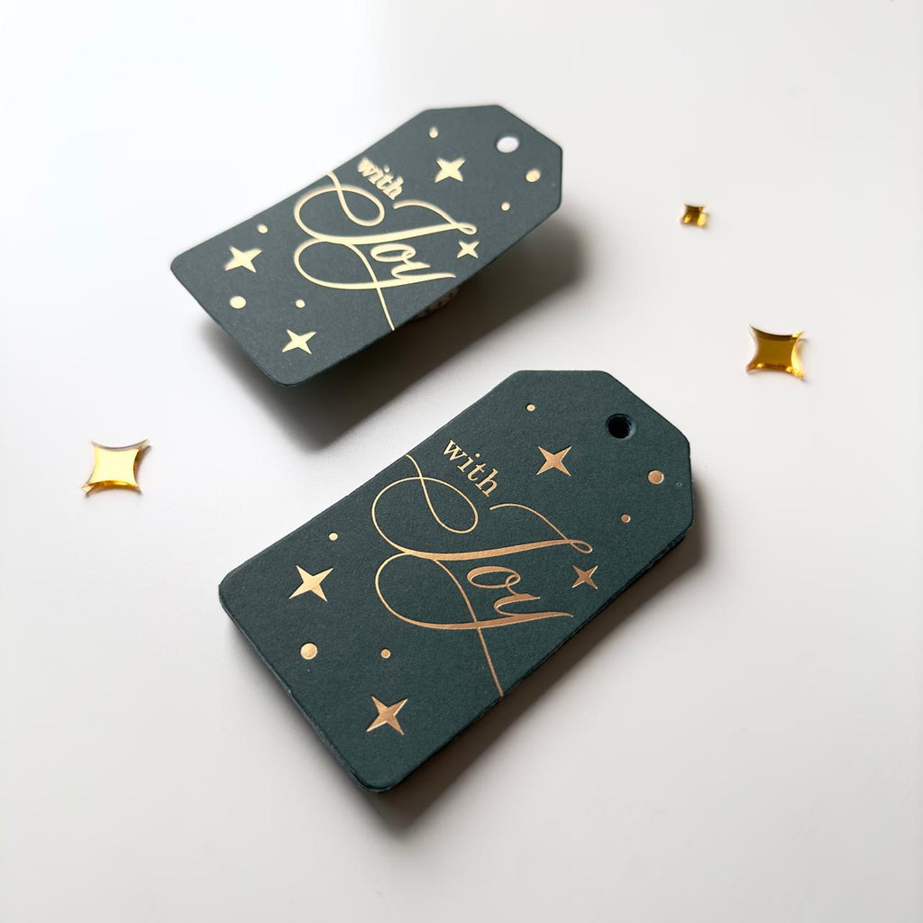 Hang Tag - With Joy (10 pcs)