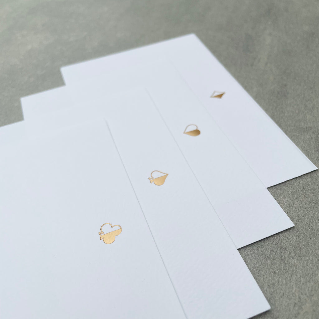 Blank Card - Playing Card 4 Icons (8 pcs)