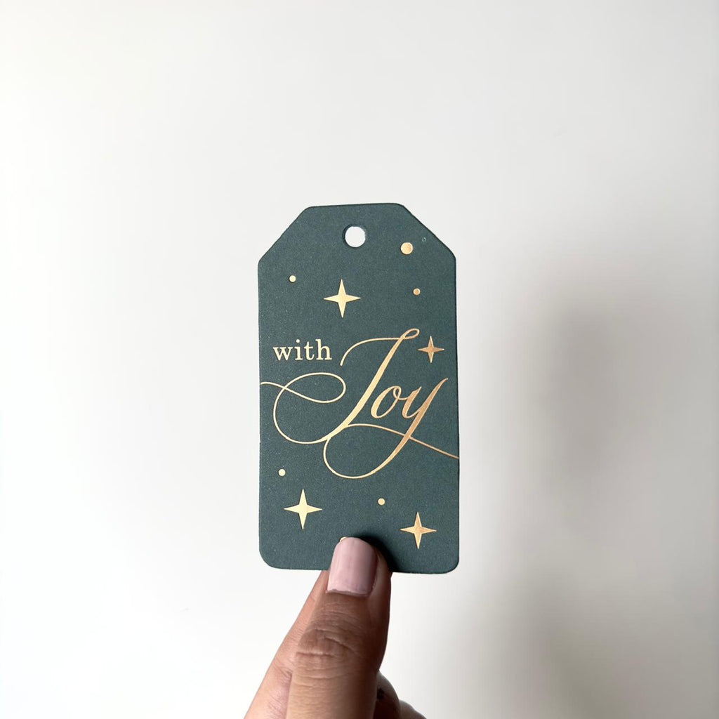 Hang Tag - With Joy (10 pcs)