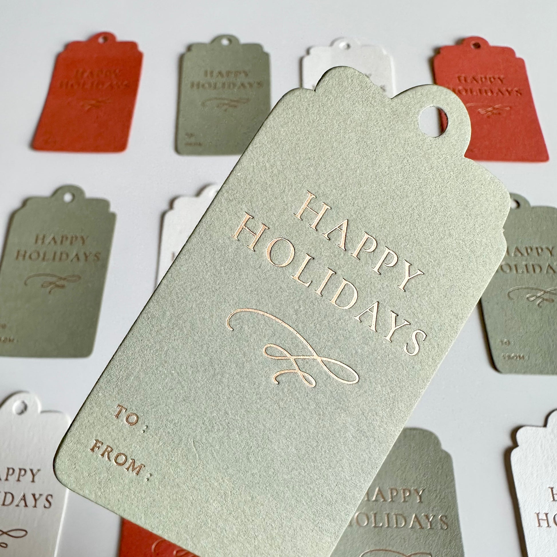 Hang Tag - Happy Holiday (10 pcs)