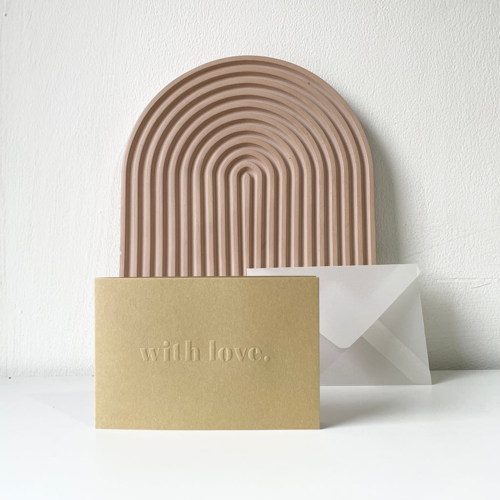 Greeting Card - With Love