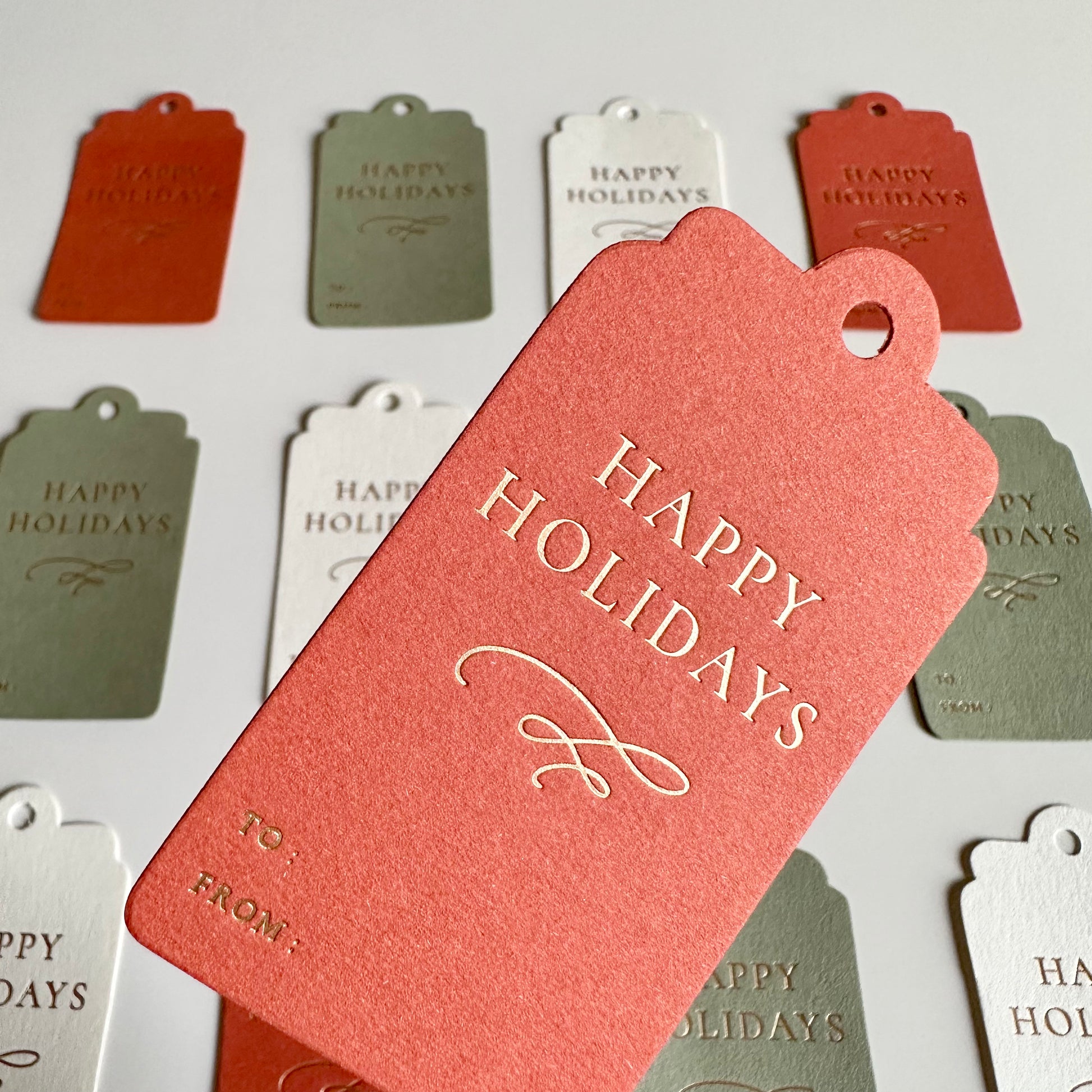 Hang Tag - Happy Holiday (10 pcs)