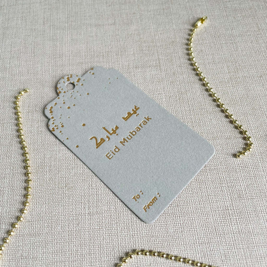 Hang Tag - Eid Mubarak Sparkle (10 pcs)