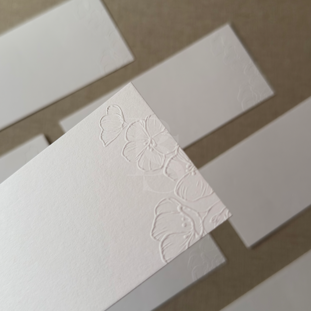 Blank Card - Emboss Ornament (10 pcs)