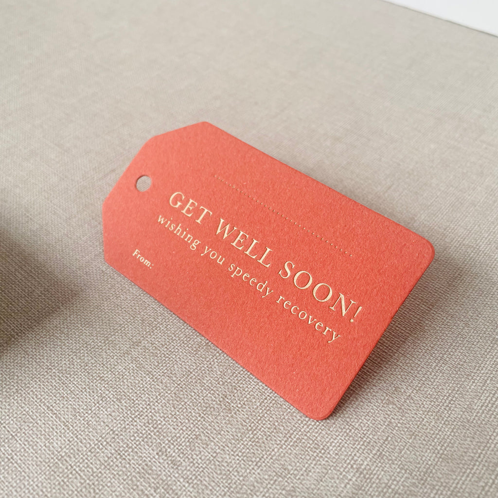 Hang Tag - Get Well Soon! Wishing You Speedy Recovery (10 pcs)