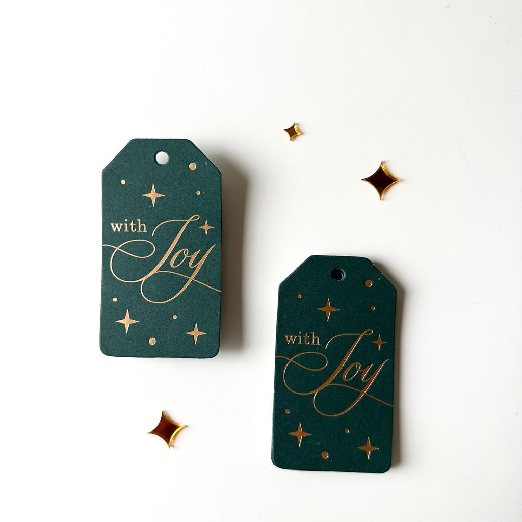 Hang Tag - With Joy (10 pcs)