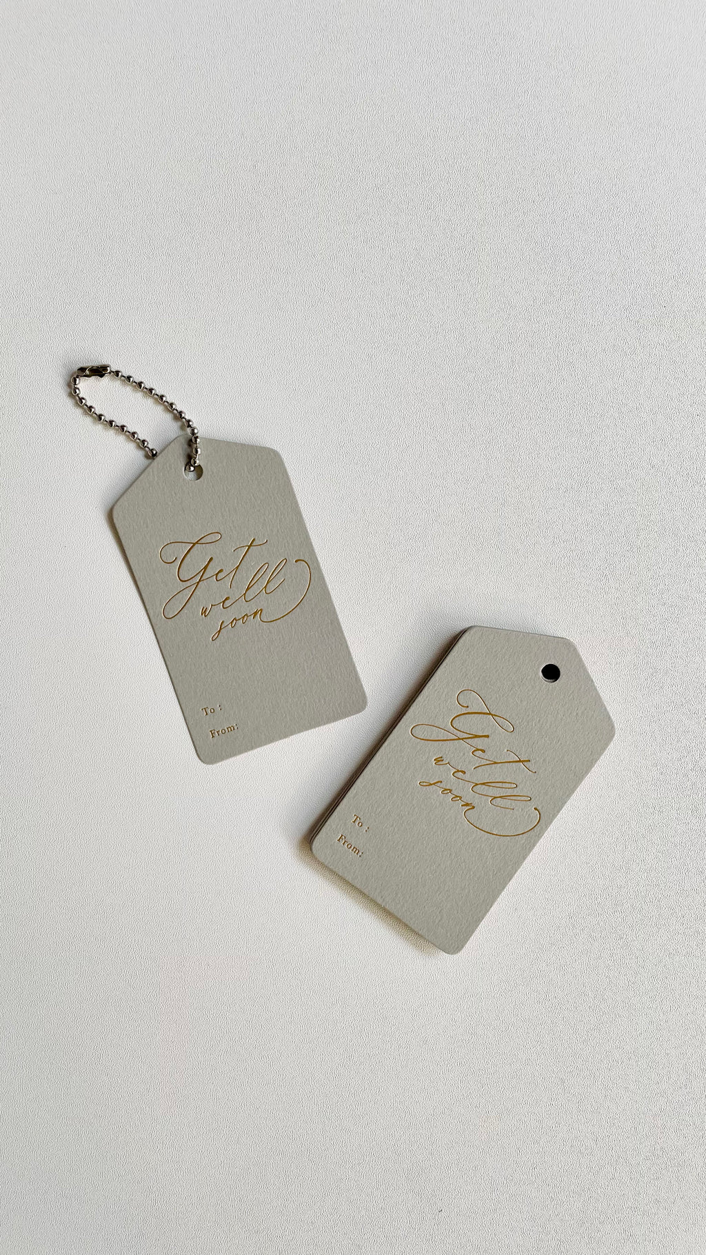 Hang Tag - Get Well Soon Calligraphy (10 pcs)