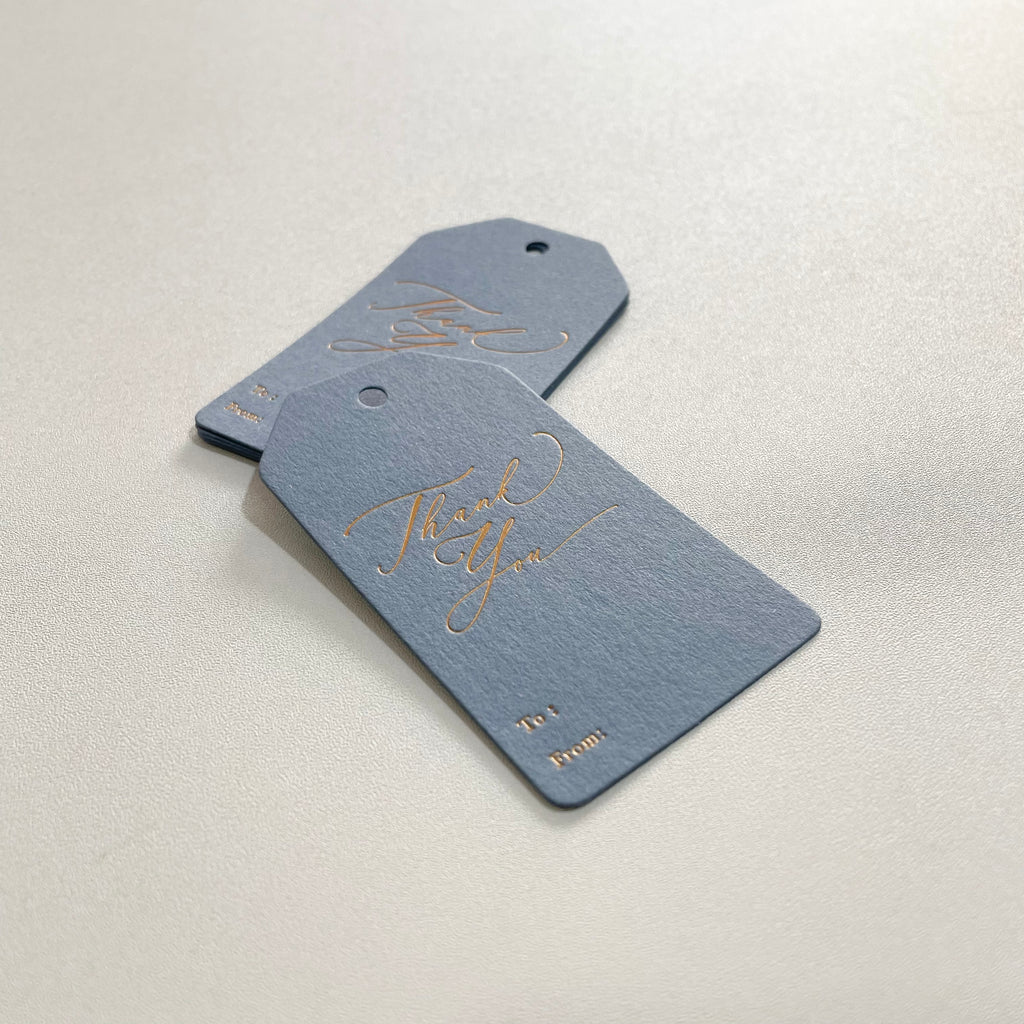 Hang Tag - Thank You Calligraphy (10 pcs)