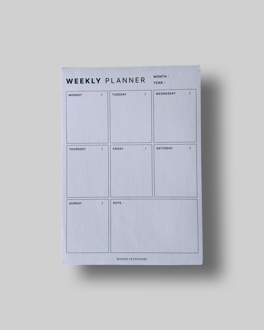 Notepad - Weekly Planner