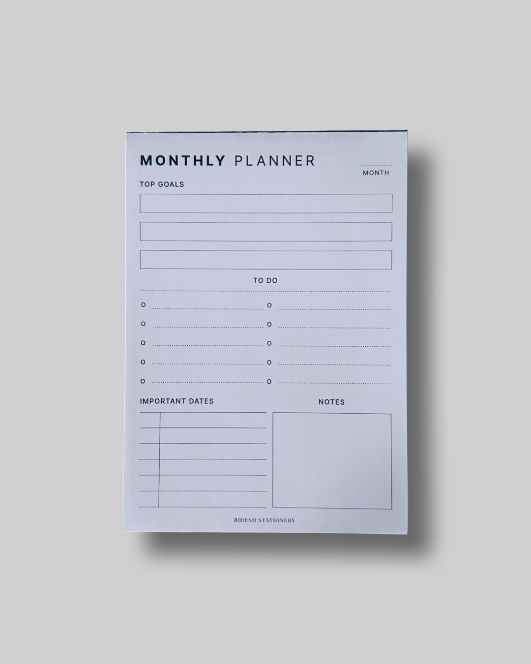Notepad - A Month Planner